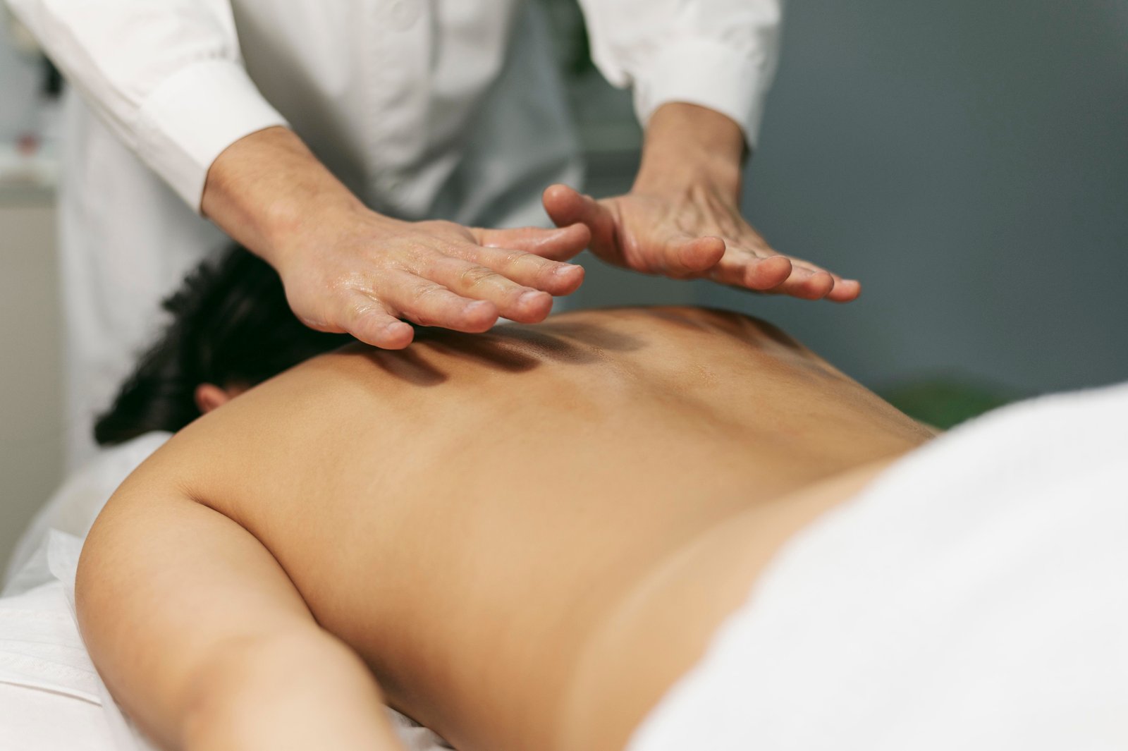 Atendimento de massoterapia